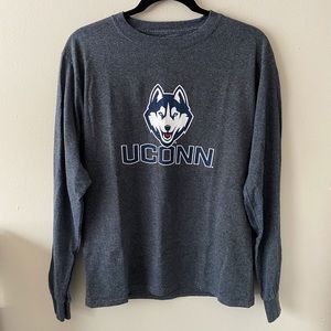 UConn Long Sleeve Cotton Tee